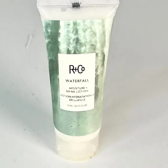 R+Co Waterfall Moisture Shine Hair Lotion Hydration Smooth Travel .5oz 15ml New - Picture 1 of 6